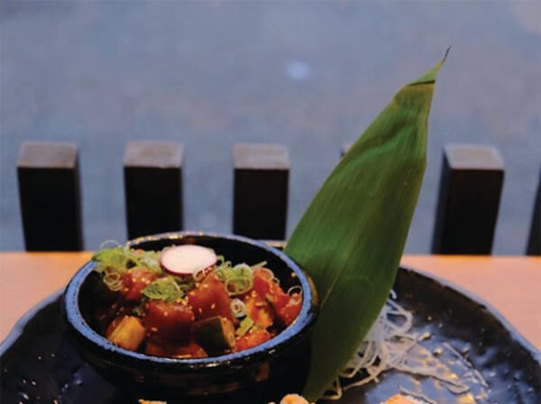 Spicy Salmon Sashimi Combo