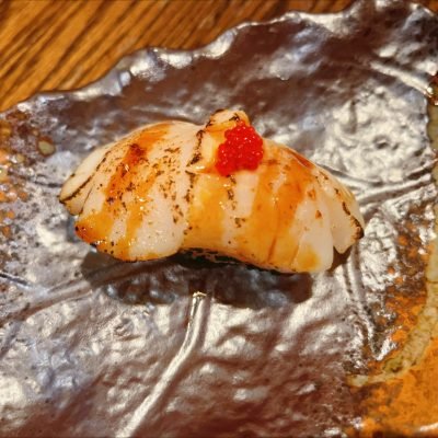 scallop aburi